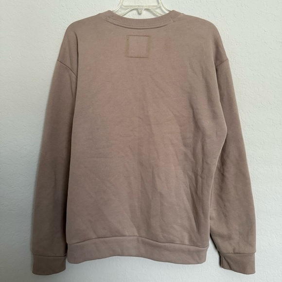 Hollister Tan Relaxed Fit Lake Tahoe Crewneck Sweater Mens Size Large Cabincore - Picture 3 of 8
